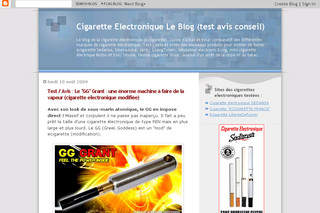 Aperçu visuel du site http://arreter-fumer-cigarette-electronique.blogspot.com/