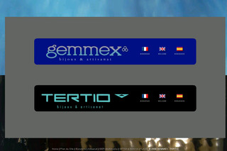 Aperçu visuel du site http://www.gemmex.fr