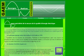 Aperçu visuel du site http://www.gaem.fr