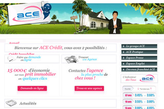 Aperçu visuel du site http://www.acecredit.fr