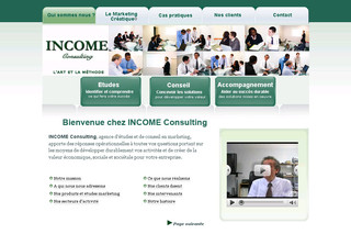 Aperçu visuel du site http://www.incomeconsulting.fr