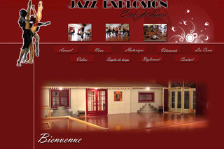 Aperçu visuel du site http://www.jazzexplosion.fr/
