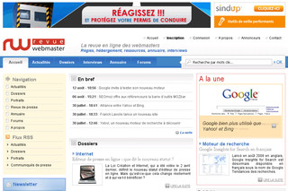Aperçu visuel du site http://www.revue-webmaster.fr