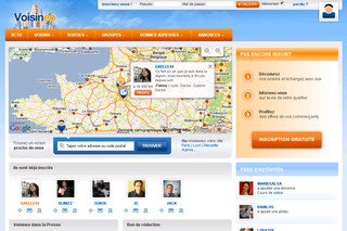 Aperçu visuel du site http://www.voisineo.com