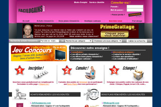 Facilogains.com - Internet rémunéré