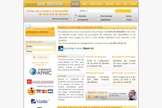 Aperçu visuel du site http://www.achat-nom-domaine.net