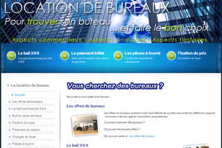 Aperçu visuel du site http://www.location-bureau-louer.com