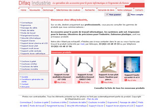 Aperçu visuel du site http://www.difaqindustrie.com