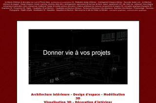 Aperçu visuel du site http://www.atelier-meridien.com