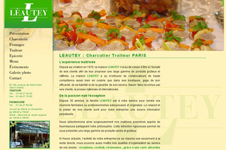 Aperçu visuel du site http://www.leautey.fr