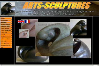 Aperçu visuel du site http://www.arts-sculptures.com