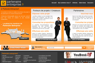 Aperçu visuel du site http://www.partenaire-entreprise.fr/