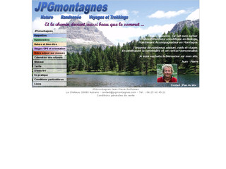 Aperçu visuel du site http://www.jpgmontagnes.com