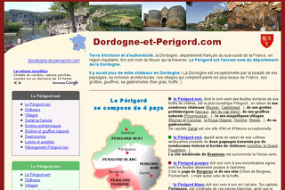 Aperçu visuel du site http://www.dordogne-et-perigord.com