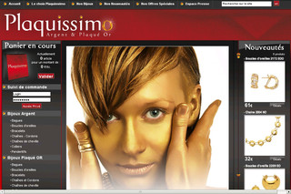 Aperçu visuel du site http://www.plaquissimo.fr