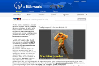 Aperçu visuel du site http://www.a-little-world.com