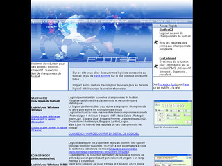 Aperçu visuel du site http://www.logicielfoot.cellard.com
