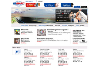 Aperçu visuel du site http://www.biard-demenagements.fr