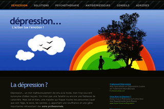 Aperçu visuel du site http://www.stop-depression.fr