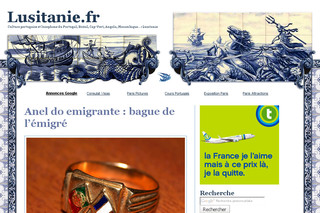 Aperçu visuel du site http://lusitanie.fr/