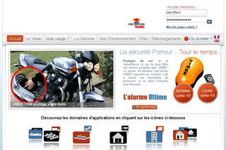 Aperçu visuel du site http://www.vibee.fr