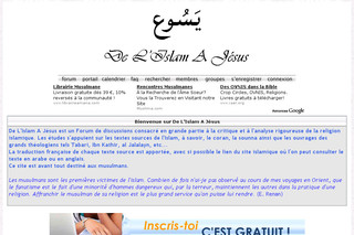 Aperçu visuel du site http://www.islamajesus.com