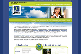 Aperçu visuel du site http://www.avis-immobilier-salondeprovence.com
