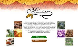 Aperçu visuel du site http://www.masalchi.fr