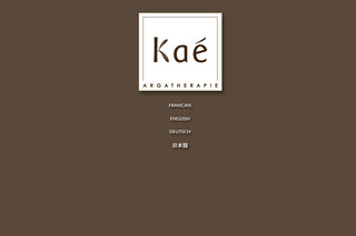 Aperçu visuel du site http://www.kae-cosmetiques.com