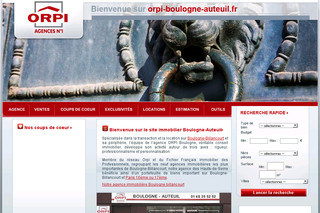 Aperçu visuel du site http://www.orpi-boulogne-auteuil.fr