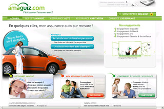 Aperçu visuel du site http://www.amaguiz.com