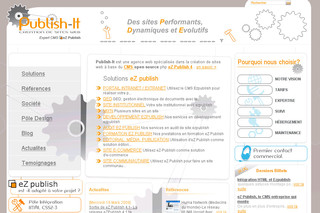 Aperçu visuel du site http://www.publish-it.fr