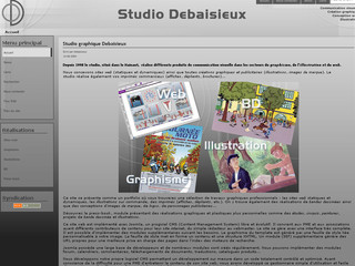 Aperçu visuel du site http://www.studio-debaisieux.be