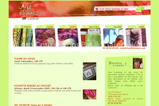 Aperçu visuel du site http://www.atelierdemma.com
