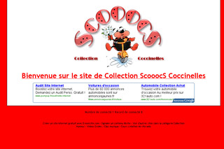 Aperçu visuel du site http://coccinelles.e-monsite.com
