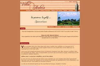 Aperçu visuel du site http://www.aalma.com