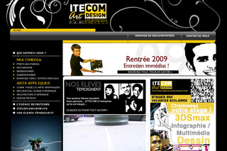 Aperçu visuel du site http://www.itecom-opera.com