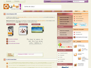 Ouaw.com : Cartes de voeux