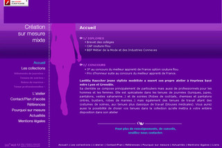 Aperçu visuel du site http://www.lrauscher-creation.fr