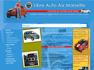 Aperçu visuel du site http://www.voiture-sans-permis-paca.com