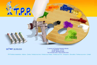 Aperçu visuel du site http://www.tpp.fr