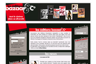 Aperçu visuel du site http://www.bazaaretcompagnie.com/
