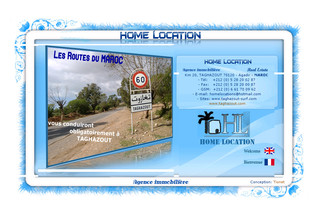 Aperçu visuel du site http://www.taghazout-surf.com
