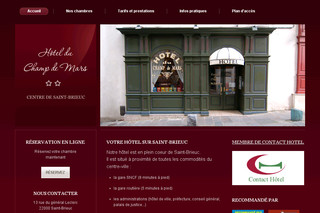 Aperçu visuel du site http://www.hotel-saint-brieuc.fr