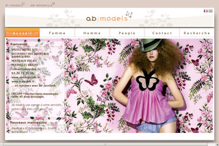 Aperçu visuel du site http://www.abmodels.fr