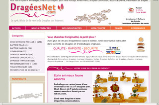 Aperçu visuel du site http://www.drageesnet.com