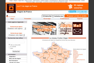 Aperçu visuel du site http://www.costes-viager.com