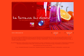 Aperçu visuel du site http://www.terrasse-des-oliviers.com