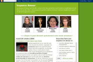 Aperçu visuel du site http://voyance-et-amour.blogspot.com