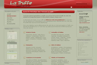 Aperçu visuel du site http://www.annuaire-latruffe.com